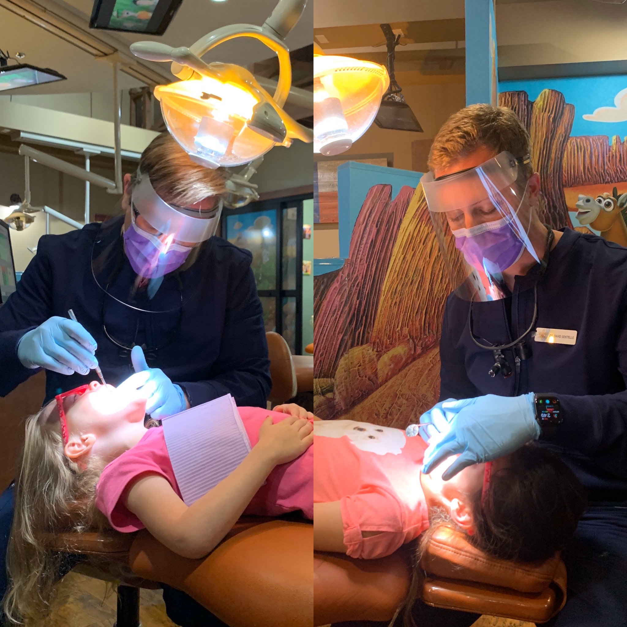 Pediatric Dentist Frisco Kids Dentistry - working on teeth